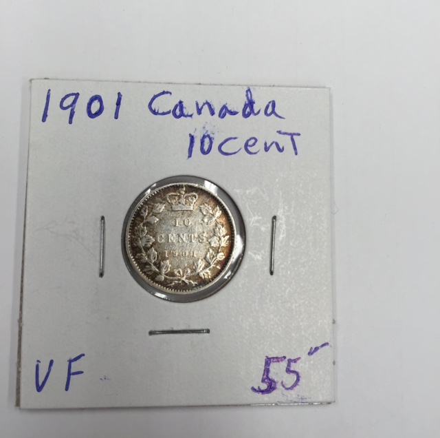 1901 Canada 10 cent